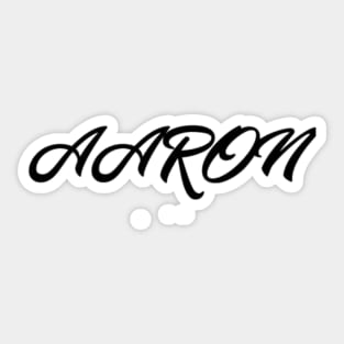 AARON's first name Sticker